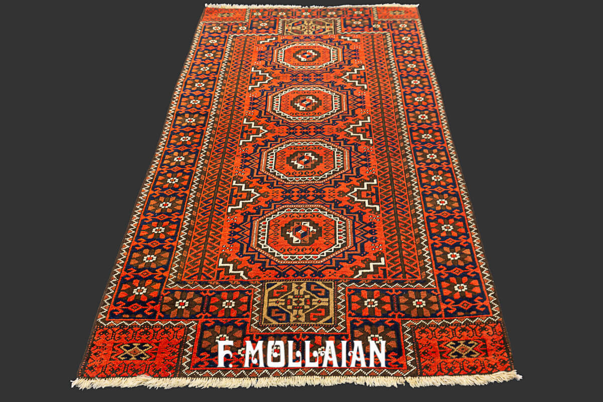 Tapis Noué Main Baluch n°:16596990